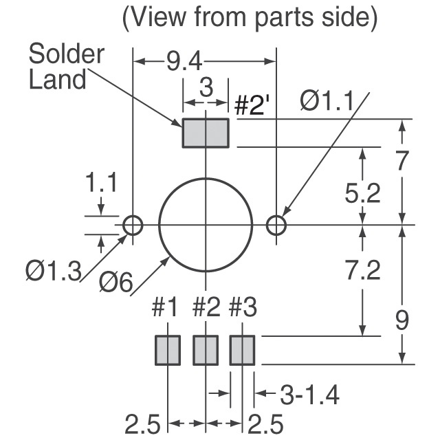 EVW-AE4001B14 Panasonic Electronic Components  Capteurs de position - Mesure de position linéaire angulaire